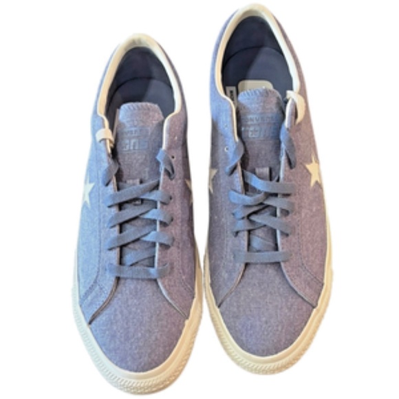 Converse Mens One‎ Star Pro Blue Thunder Daze Shoes Size 10.5 main image 4